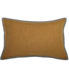 Guethary Cushion by Maison Casamance Ocre Guethary Cushion by Maison Casamance Ocre