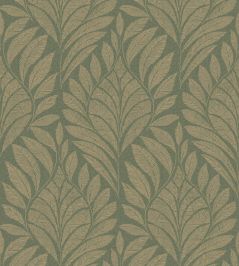 Gustav Wallpaper by Casamance Vert de gris/dore Gustav Wallpaper by Casamance Vert de gris/dore