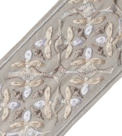 Gypsy Embroidered Border Trimming by Samuel & Sons Cloud Gypsy Embroidered Border Trimming by Samuel & Sons Cloud