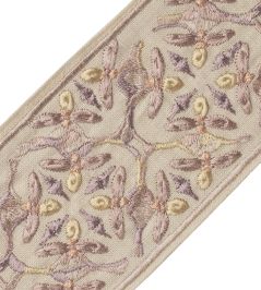 Gypsy Embroidered Border Trimming by Samuel & Sons Sherbert Gypsy Embroidered Border Trimming by Samuel & Sons Sherbert