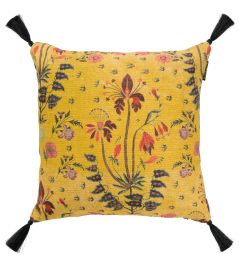Gypsy Ochre Cushion 50 x 50cm by MINDTHEGAP Anthracite Gypsy Ochre Cushion 50 x 50cm by MINDTHEGAP Anthracite