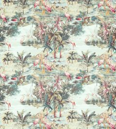 Habitat Fabric by Clarke & Clarke Mineral Habitat Fabric by Clarke & Clarke Mineral
