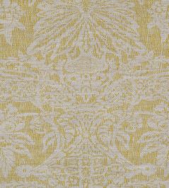 Hackford Fabric by Fermoie Yellow Hackford Fabric by Fermoie Yellow