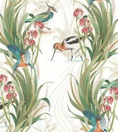 Halcyon Fabric by Osborne & Little Coral Halcyon Fabric by Osborne & Little Coral