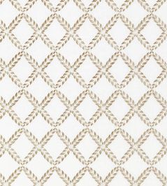 Halifax Embroidery Fabric by Anna French Beige Halifax Embroidery Fabric by Anna French Beige