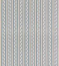 Halki Stripe Fabric by GP & J Baker Blue Halki Stripe Fabric by GP & J Baker Blue