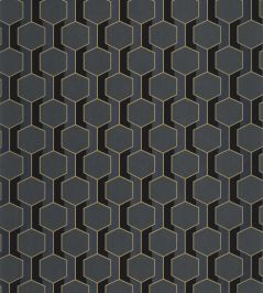 Hamilton Wallpaper by Casadeco Noir Reglisse Hamilton Wallpaper by Casadeco Noir Reglisse