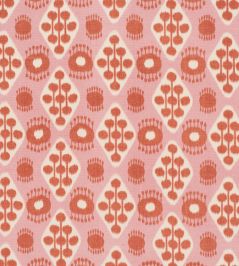 Hamilton Ikat Fabric by Schumacher Pink And Tangerine Hamilton Ikat Fabric by Schumacher Pink And Tangerine