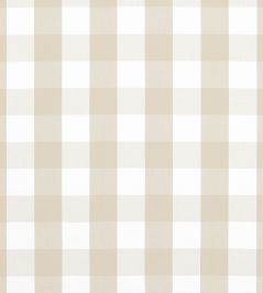 Hammond Check Fabric by Anna French Beige Hammond Check Fabric by Anna French Beige