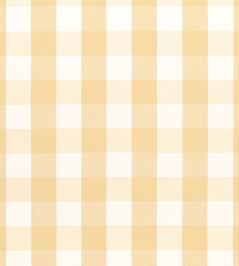 Hammond Check Fabric by Anna French Soft Gold Hammond Check Fabric by Anna French Soft Gold