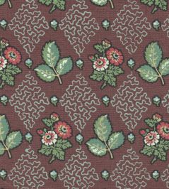 Hampton Fabric by Titley and Marr Aubergine Hampton Fabric by Titley and Marr Aubergine