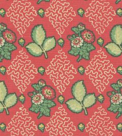 Hampton Fabric by Titley and Marr Geranium Hampton Fabric by Titley and Marr Geranium