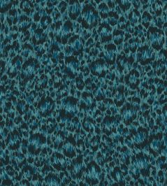 Hand Painted Leopard Wallpaper by Cole & Son Petrol & Teal Hand Painted Leopard Wallpaper by Cole & Son Petrol & Teal