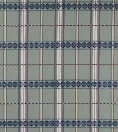 Hanover Check Fabric by Morris & Co Teal/Indigo Hanover Check Fabric by Morris & Co Teal/Indigo