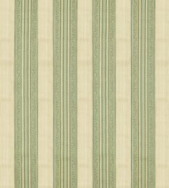 Hanover Stripe Fabric by Zoffany Evergreen Hanover Stripe Fabric by Zoffany Evergreen