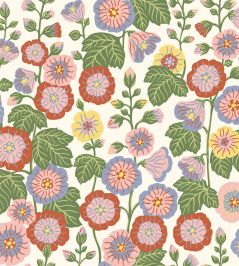 Happy Hollyhocks Wallpaper by Borastapeter Day Happy Hollyhocks Wallpaper by Borastapeter Day