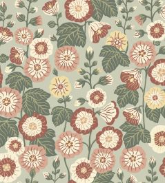 Happy Hollyhocks Wallpaper by Borastapeter Dusk Happy Hollyhocks Wallpaper by Borastapeter Dusk
