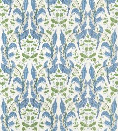 Harbor Springs Fabric by Thibaut Blue Harbor Springs Fabric by Thibaut Blue