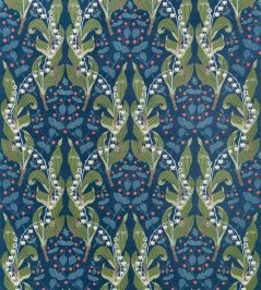 Harbor Springs Fabric by Thibaut Navy Harbor Springs Fabric by Thibaut Navy