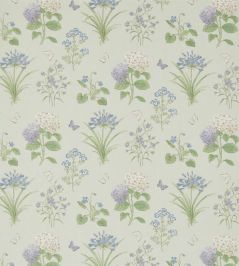 Harebells & Violets Fabric by Sanderson Sorrel/Sky Blue Harebells & Violets Fabric by Sanderson Sorrel/Sky Blue