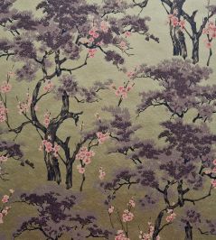 Harewood Wallpaper by 1838 Wallcoverings Gold Metallic Harewood Wallpaper by 1838 Wallcoverings Gold Metallic