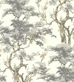 Harewood Wallpaper by 1838 Wallcoverings Grey Harewood Wallpaper by 1838 Wallcoverings Grey