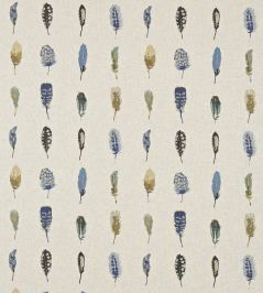 Limosa Fabric by Harlequin Indigo/Mustard/Stone Limosa Fabric by Harlequin Indigo/Mustard/Stone