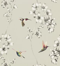 Amazilia Wallpaper by Harlequin Silver Amazilia Wallpaper by Harlequin Silver