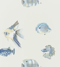 Kamanu Wallpaper by Harlequin Indigo/Pebble Kamanu Wallpaper by Harlequin Indigo/Pebble