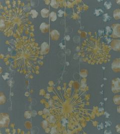 Moku Wallpaper by Harlequin Graphite/Mustard Moku Wallpaper by Harlequin Graphite/Mustard