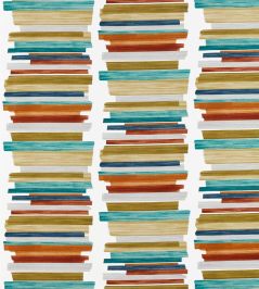 Calcine Fabric by Harlequin Paprika / Teal / Olive Calcine Fabric by Harlequin Paprika / Teal / Olive
