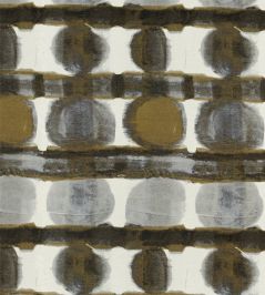 Delphis Fabric by Harlequin Charcoal/Gold Delphis Fabric by Harlequin Charcoal/Gold