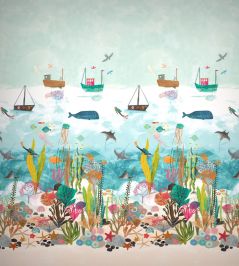 Above and Below Mural by Harlequin Marine Life Above and Below Mural by Harlequin Marine Life