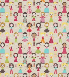 Best of Friends Fabric by Harlequin Neutral Multi Best of Friends Fabric by Harlequin Neutral Multi