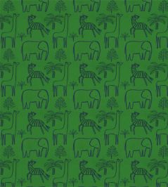 Funky Jungle Fabric by Harlequin Gecko/Cobalt Funky Jungle Fabric by Harlequin Gecko/Cobalt