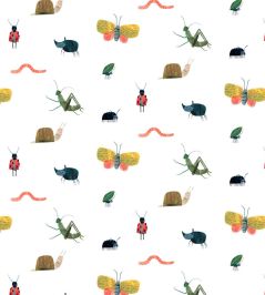 Garden Friends Wallpaper by Harlequin Poppy/Ochre/Leaf Garden Friends Wallpaper by Harlequin Poppy/Ochre/Leaf
