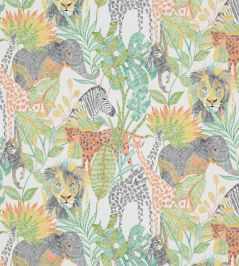 Into the Wild Fabric by Harlequin Mandarin/Gecko/Pineapple Into the Wild Fabric by Harlequin Mandarin/Gecko/Pineapple