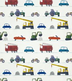 Just Keep Trucking Wallpaper by Harlequin Tomato/Marine/Gecko Just Keep Trucking Wallpaper by Harlequin Tomato/Marine/Gecko