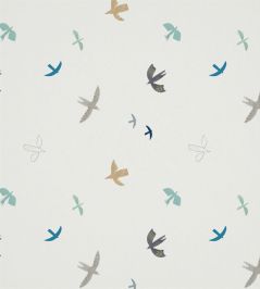 Skies Above Fabric by Harlequin Duck Egg/Linen Skies Above Fabric by Harlequin Duck Egg/Linen