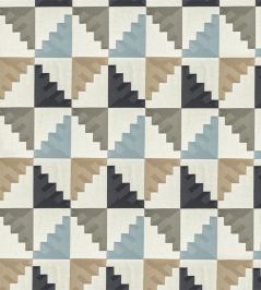 Mehari Fabric by Harlequin Sky/Maize/Charcoal Mehari Fabric by Harlequin Sky/Maize/Charcoal
