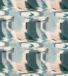 Perspective Fabric by Harlequin Emerald / Peony Perspective Fabric by Harlequin Emerald / Peony