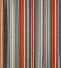 Spectro Stripe Fabric by Harlequin Teal / Sedonia / Rust Spectro Stripe Fabric by Harlequin Teal / Sedonia / Rust