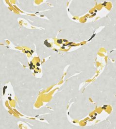 Koi Wallpaper by Harlequin Saffron Koi Wallpaper by Harlequin Saffron