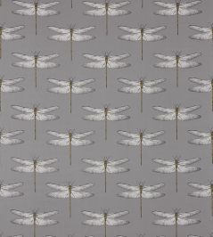 Demoiselle Fabric by Harlequin Graphite/Almond Demoiselle Fabric by Harlequin Graphite/Almond
