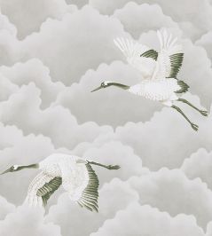 Cranes in Flight Wallpaper by Harlequin Platinum Cranes in Flight Wallpaper by Harlequin Platinum