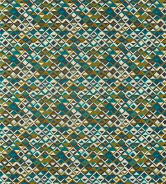 Boka Fabric by Harlequin Charcoal/Marine/Zest Boka Fabric by Harlequin Charcoal/Marine/Zest