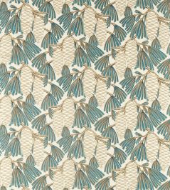 Foxley Fabric by Harlequin Kingfisher Foxley Fabric by Harlequin Kingfisher