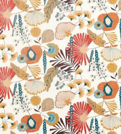 Zavala Fabric by Harlequin Russet/Navy/Lagoon Zavala Fabric by Harlequin Russet/Navy/Lagoon