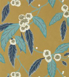 Coppice Wallpaper by Harlequin Navy/Lagoon/Gold Coppice Wallpaper by Harlequin Navy/Lagoon/Gold