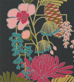 Salon Wallpaper by Harlequin Ebony/Azalea/Fern Salon Wallpaper by Harlequin Ebony/Azalea/Fern